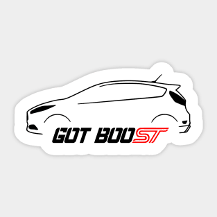 Got boost Fiesta ST Sticker